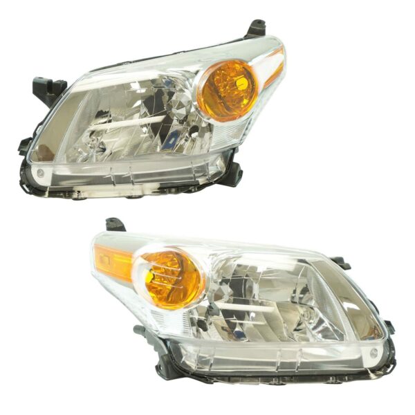 Headlight Lamp Assembly Pair LH Driver & RH Passenger Set for 08-12 Scion xD