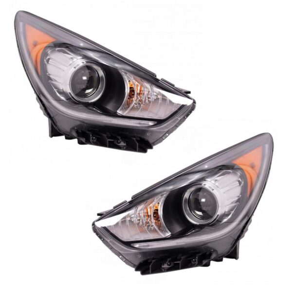 Headlight Set Compatible with 2017-2019 Kia Niro
