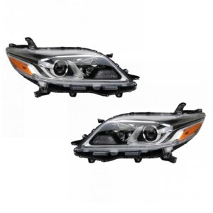 1A Auto Headlight Set Compatible with 2015-2020 Toyota Sienna