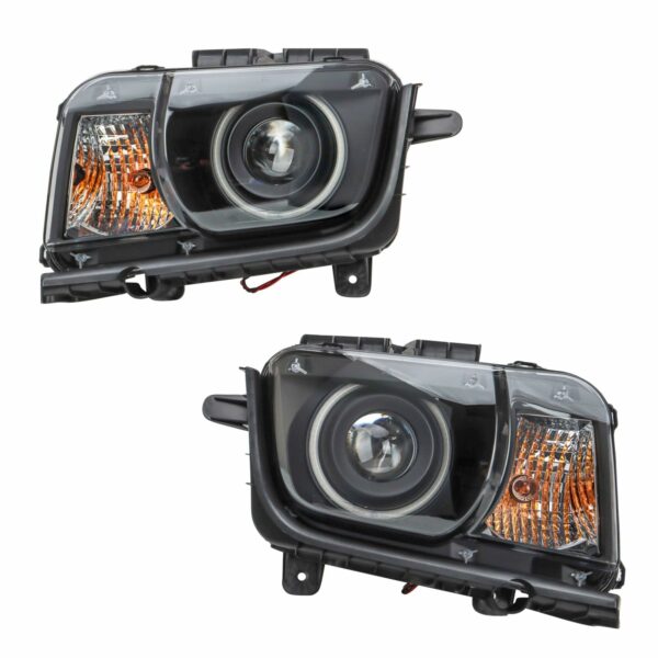 Headlight Set Fits 2010-2013 Chevrolet Camaro