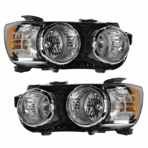 Headlight Headlamp Light Lamp LH RH Driver Passenger Pair for 12-14 Chevy Sonic
