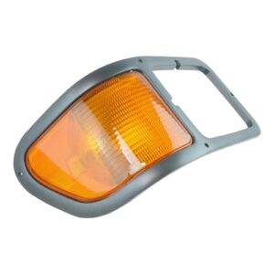 Gray Headlight Bezel & Turn Signal Light Right RH Compatible with 00-03 F650 F750 Truck