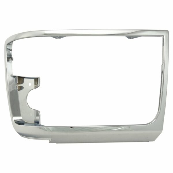 Chrome Headlight Trim Bezel LH Left Driver side Compatible with Bronco Truck F150 F250 F350