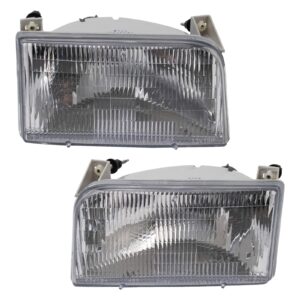 Headlight Set Compatible with 1992-1996 Ford Bronco 1992-1997 F-150