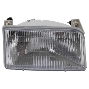 Right Headlight Compatible with 1992-1996 Ford Bronco 1992-1997 F-150