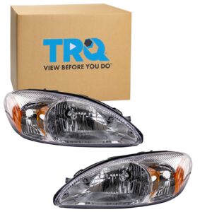 TRQ Headlight Set Fits 2000-2007 Ford Taurus