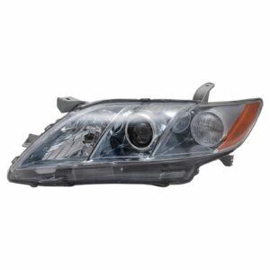 Headlight Halogen LH Left Driver Side Compatible with 2007-2009 Toyota Camry Hybrid Japan Built Models Only