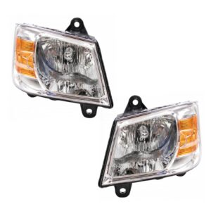 Eagle Eyes Headlight Set Fits 2008-2010 Dodge Grand Caravan
