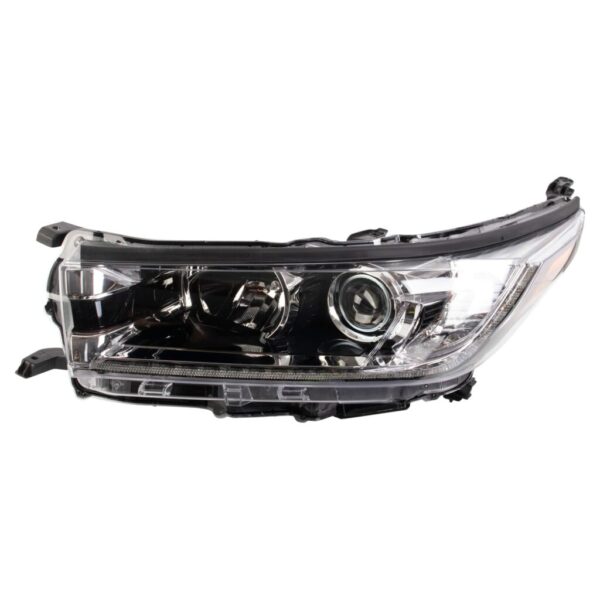 Left Headlight Compatible with 2017-2018 Toyota Highlander