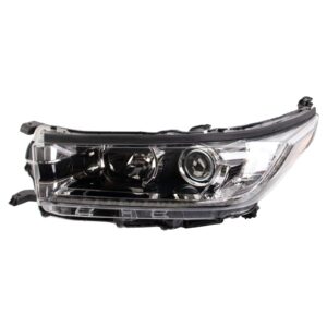 Left Headlight Compatible with 2017-2018 Toyota Highlander