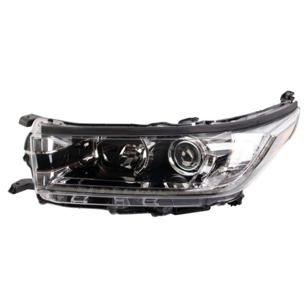 Left Headlight Compatible with 2017-2018 Toyota Highlander