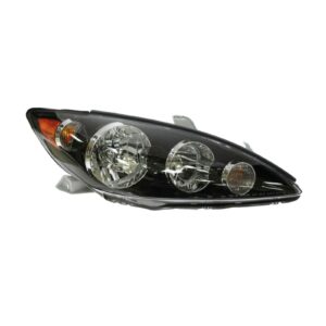 Headlight Headlamp w/ Black Trim Passenger Side Right RH for 05-06 Camry SE