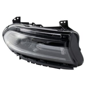 Front Halogen Headlight Lamp Assembly RH Right Passenger Side Direct Fit for Dodge Charger