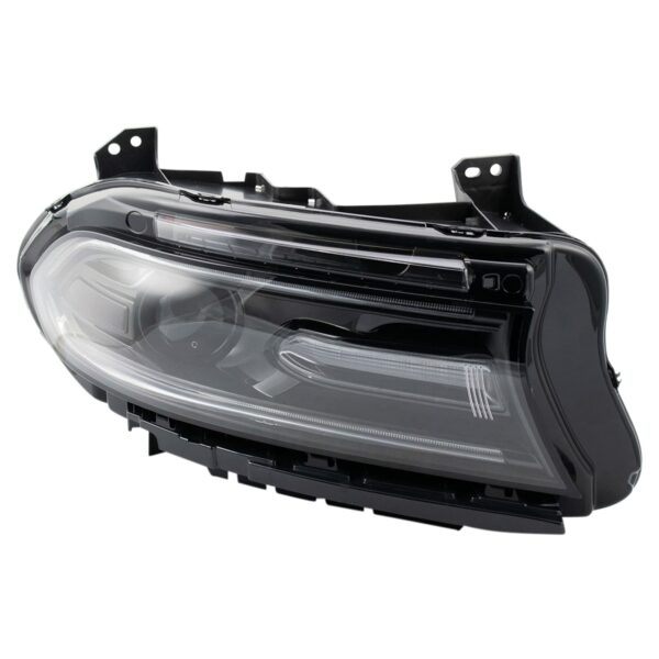 Front Halogen Headlight Lamp Assembly RH Right Passenger Side Direct Fit for Dodge Charger