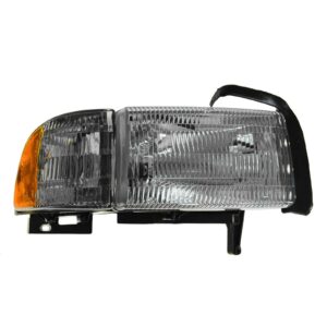 Headlight Headlamp w/ Corner Light Passenger Side Right RH for Ram Pickup Truck