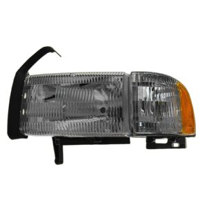 Headlight Headlamp w/ Corner Light Driver Side LH for Dodge Ram Pickup Truck