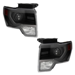 Headlight Set Fits 2013-2014 Ford F-150