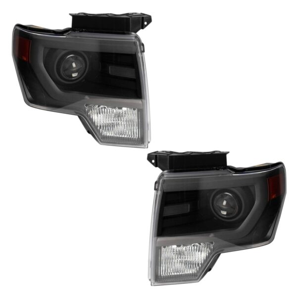 Headlight Set Fits 2013-2014 Ford F-150
