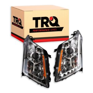 TRQ Performance Headlight Set Fits 2010-2016 Cadillac SRX