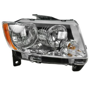 Halogen Headlight Lamp Right Hand Passenger Side RH for 11-13 Grand Cherokee