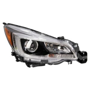 Right Headlight Assembly Halogen Compatible with 2015-2017 Subaru Outback Passenger Side