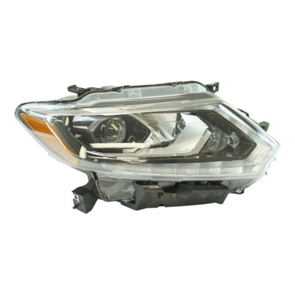 Halogen Headlight Lamp RH RF Passenger Side Compatible With Nissan Rogue SUV