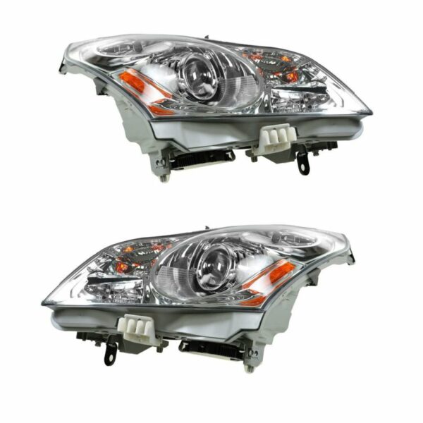 Xenon HID Headlights Headlamps Left & Right Pair Set for G35 G37 4 Door Sedan
