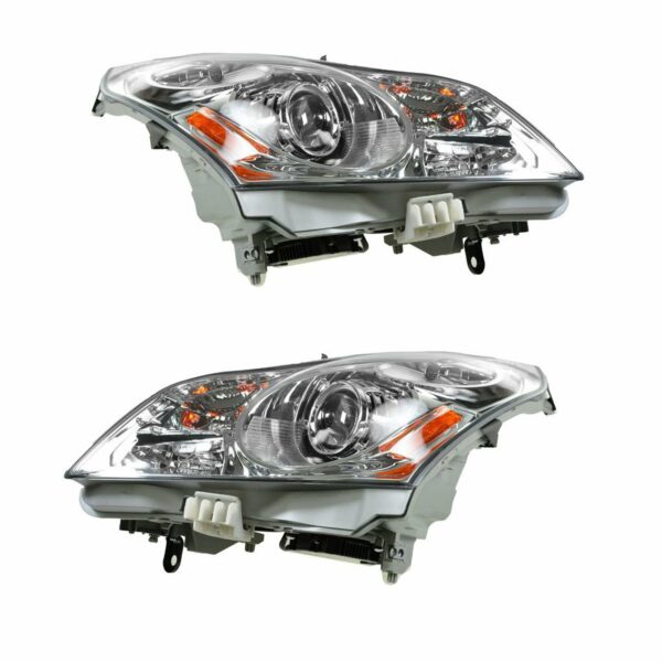 Xenon HID Headlights Headlamps Left & Right Pair Set for G35 G37 4 Door Sedan