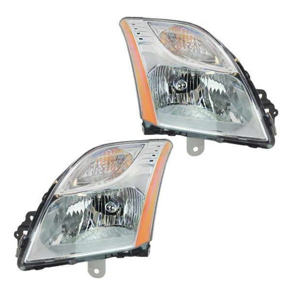 Headlight Head Light Lamp LH & RH Pair Set of 2 for 10-12 Nissan Sentra 2.0L