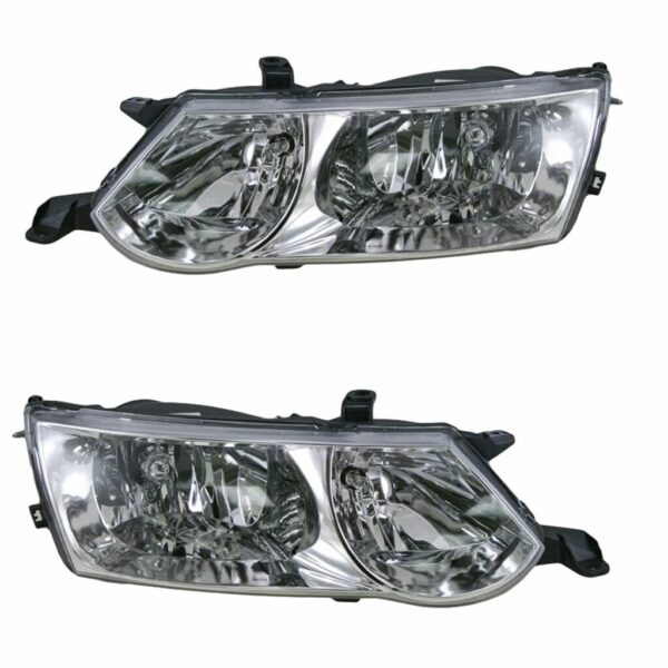 Headlights Headlamps Left & Right Pair Set for 02-03 Toyota Solara