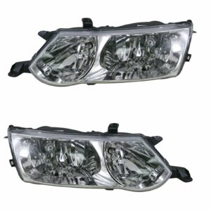 Headlights Headlamps Left & Right Pair Set for 02-03 Toyota Solara