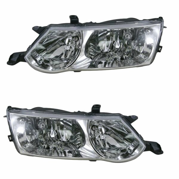 Headlights Headlamps Left & Right Pair Set for 02-03 Toyota Solara