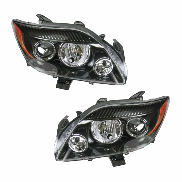 Headlights Headlamps Pair Set Left LH & RH Right for 08-10 Scion tC