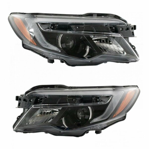 Headlight Lamp Assembly LH RH Kit Pair Compatible with Honda Pilot Ridgeline Pilot Truck SUV