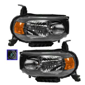 Headlamp Headlight Light Lamp Passenger & Driver Pair Set for 09-13 Nissan Cube