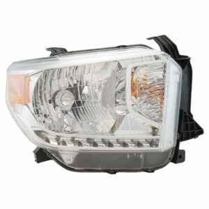 Halogen Headlight Headlamp Passenger Side RH RF Compatible with Toyota Tundra Pickup Truck