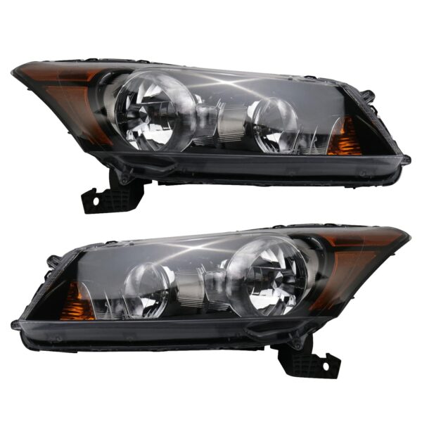 Headlight Set Compatible with 2008-2012 Honda Accord