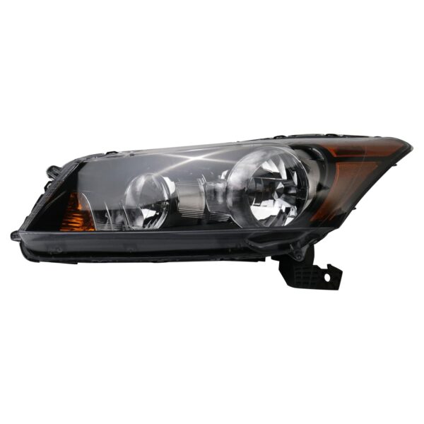 Left Headlight Compatible with 2008-2012 Honda Accord