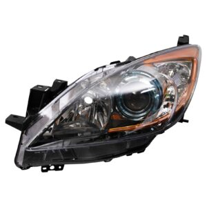 Headlight Headlamp Halogen w/ Blue Tint Driver Side Left LH LF for 12-13 Mazda 3