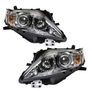 Halogen Headlight Pair Set of 2 Left & Right Compatible With Lexus RX350