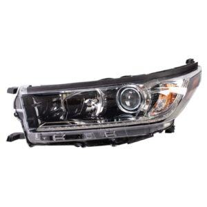 Left Headlight Compatible with 2017-2018 Toyota Highlander