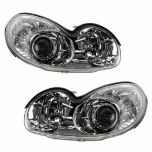 Headlights Headlamps Left & Right Pair Set for 02-05 Hyundai Sonata