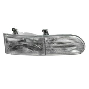 Headlight Headlamp Right Passenger Side RH Fits 92-95 Ford Taurus