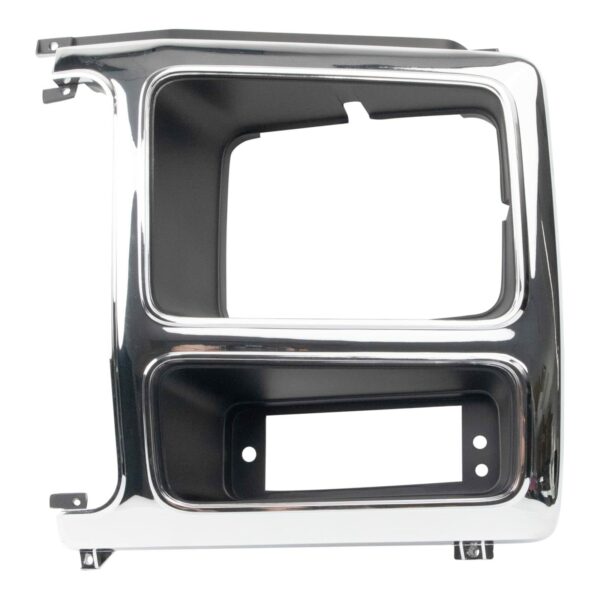 Headlight lamp Bezel Chrome LH Driver Side for 80-86 Ford Bronco F150