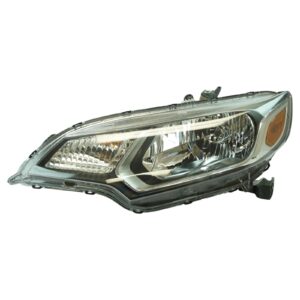 Halogen Headlight Lamp Assembly LH LF Driver Side Compatible With Honda Fit