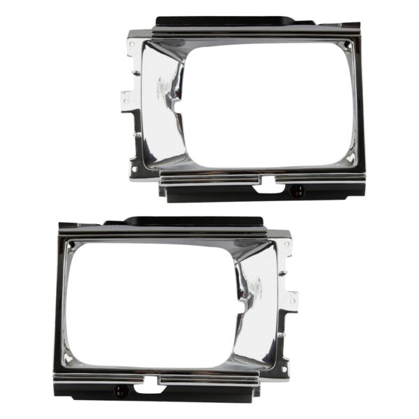2pc Front Headlight Bezel Set LH & RH Sides for 84-86 Toyota 4Runner Pickup