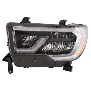 Left Headlight Compatible with 2018-2020 Toyota Sequoia