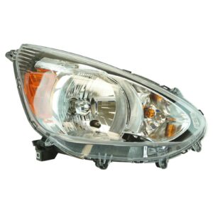 Halogen Headlight Lamp RH RF Passenger Side Compatible With Mitsubishi Mirage