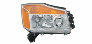 Headlight Headlamp Passenger Side Right RH For Nissan Titan Pickup Truck