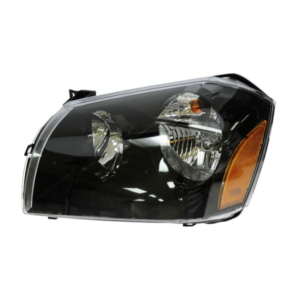 Headlight Headlamp w/ Black Bezel Driver Side Left LH for 05-07 Dodge Magnum